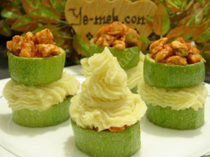 Tavuklu Püreli Kabak