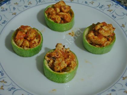 Tavuklu Püreli Kabak