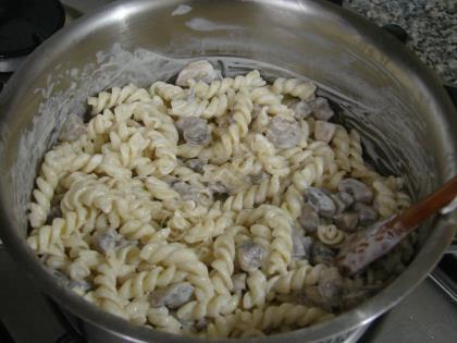 Kremalı Mantarlı Makarna