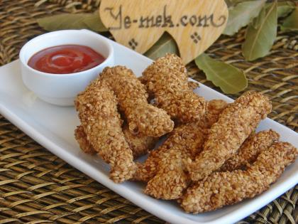 Susamlı Çıtır Tavuk