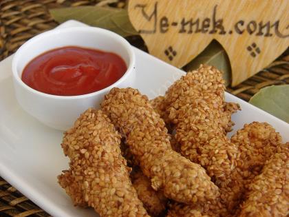 Susamlı Çıtır Tavuk