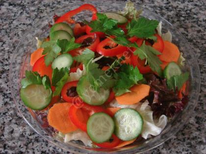 Susamlı Tavuk Salatası