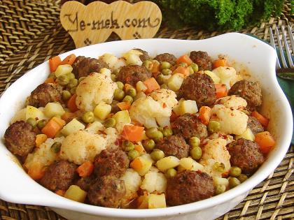 Fırında Köfteli Karnabahar