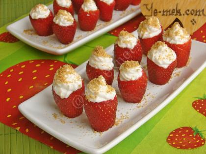 Bisküvili Şantili Çilek