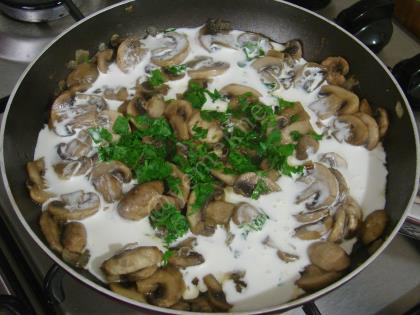 Creamy Sauteed Mushrooms Recipe