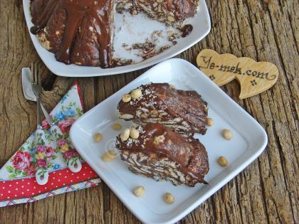 Pudding Mosaic Cake Recipe