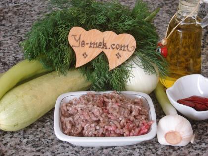 Zucchini With Minced Meat Recipe