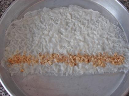 Cevizli Fıstıklı Güllaç Sarması