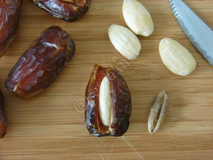 Hurma With Almond Dried Apricots With Walnut Recipe
