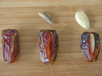 Hurma With Almond Dried Apricots With Walnut Recipe