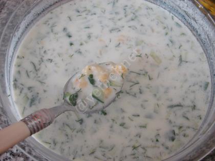 Soğuk Mısır Çorbası