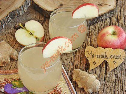 Zencefilli Elma Suyu