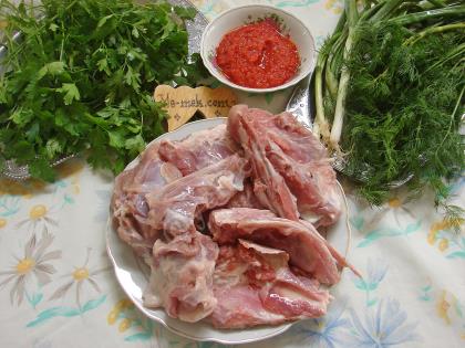 Boned Lamb Stew (Fresh Green Herbs) Recipe