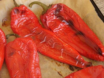 How to Roast Red Peppers