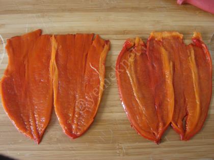 Közlenmiş Kırmızı Biber Sarması