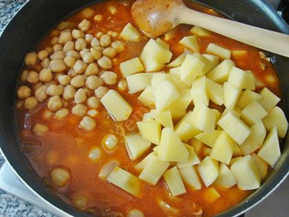 Nohutlu Patates Yahnisi