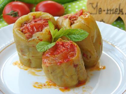 Stuffed Bell Pepper With Minced Meat Recipe