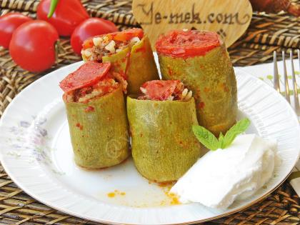 Etli Kabak Dolması