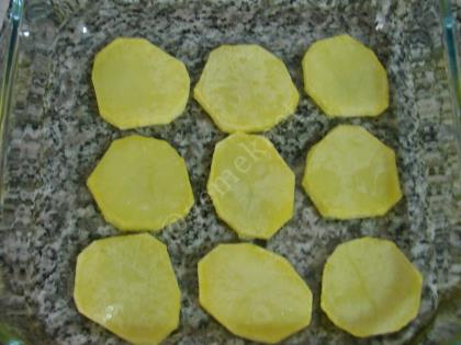 Fırında Kaşarlı Köfte Ve Patates