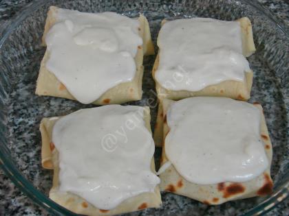 Beşamel Soslu Ispanaklı Krep