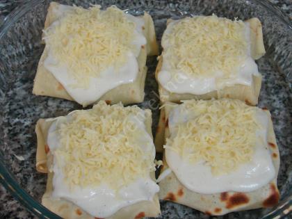 Beşamel Soslu Ispanaklı Krep