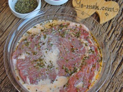 Süt İle Et Marinesi