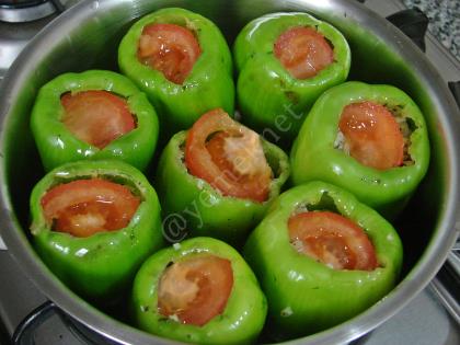 Zeytinyağlı Biber Dolması