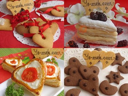 Tatlı Tuzlu Ekşi Kalp Kurabiyeler Börekler