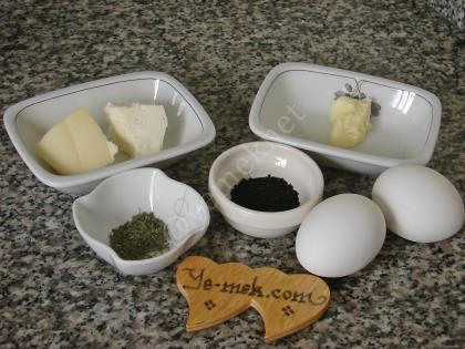 Çörek Otlu Peynirli Omlet