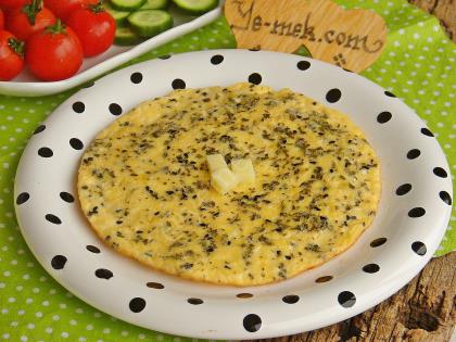 Çörek Otlu Peynirli Omlet