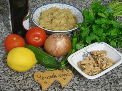 Köz Patlıcanlı Gavurdağ Salatası
