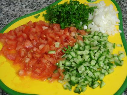 Köz Patlıcanlı Gavurdağ Salatası