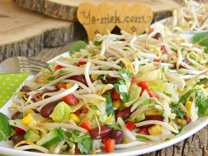 Soya Filizli Mevsim Salatası