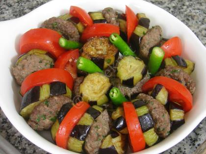 Fırında Patlıcan Kebabı