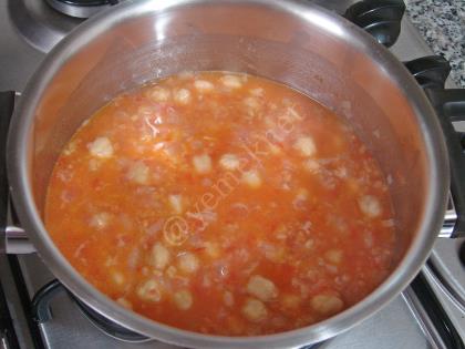 Nohutlu Bulgur Pilavı