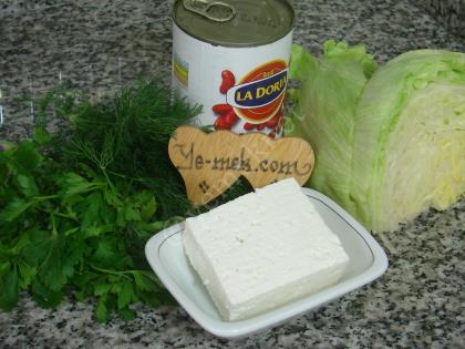 Peynirli Meksika Fasulyesi Salatası