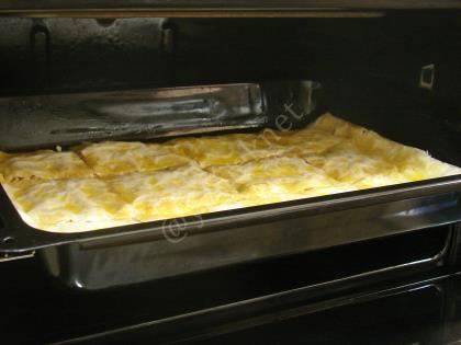 Baklavalık Yufkadan Sütlü Fındıklı Baklava