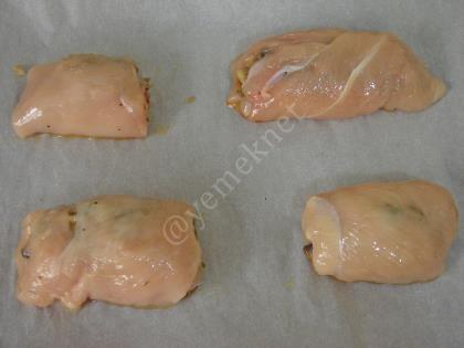 Mantarlı Tavuk Sarma