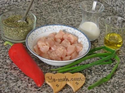 Sauteed Chicken With Fresh Onion Recipe