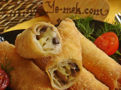 Galeta Unlu Mantarlı Börek