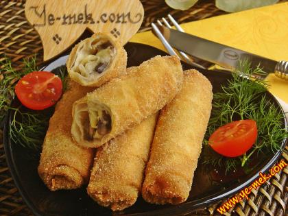 Galeta Unlu Mantarlı Börek