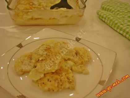 Fırında Kremalı Patates