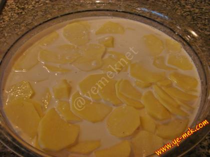 Fırında Kremalı Patates