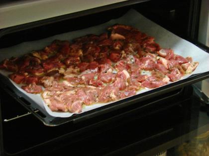 Fırında Soslu Kavurma