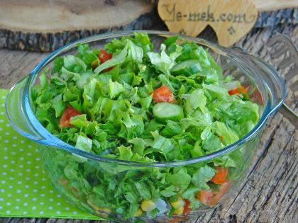 Kıvırcık Marul Salatası
