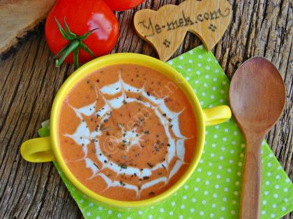 Labneli Domates Çorbası