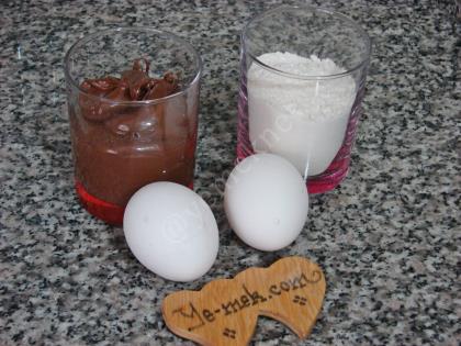 3 Malzemeli Nutellalı Cupcake