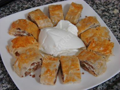 Baklavalık Yufkadan Beyti Kebabı
