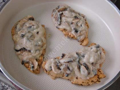 Beşamel Soslu Mantarlı Tavuk Fileto