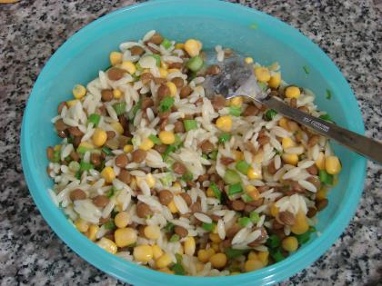 Mercimekli Arpa Şehriye Salatası